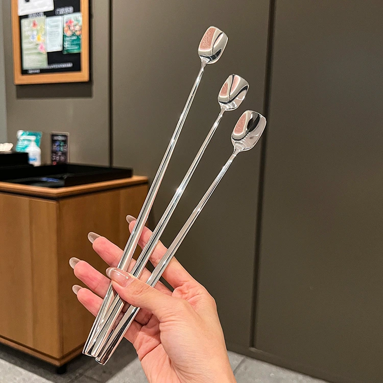 Тот баспайтын болаттан жасалған араластырғыш қасық